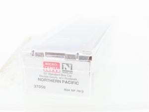 N Scale Micro-Trains MTL 37050 NP Northern Pacific 50' Double Door Box Car #7813