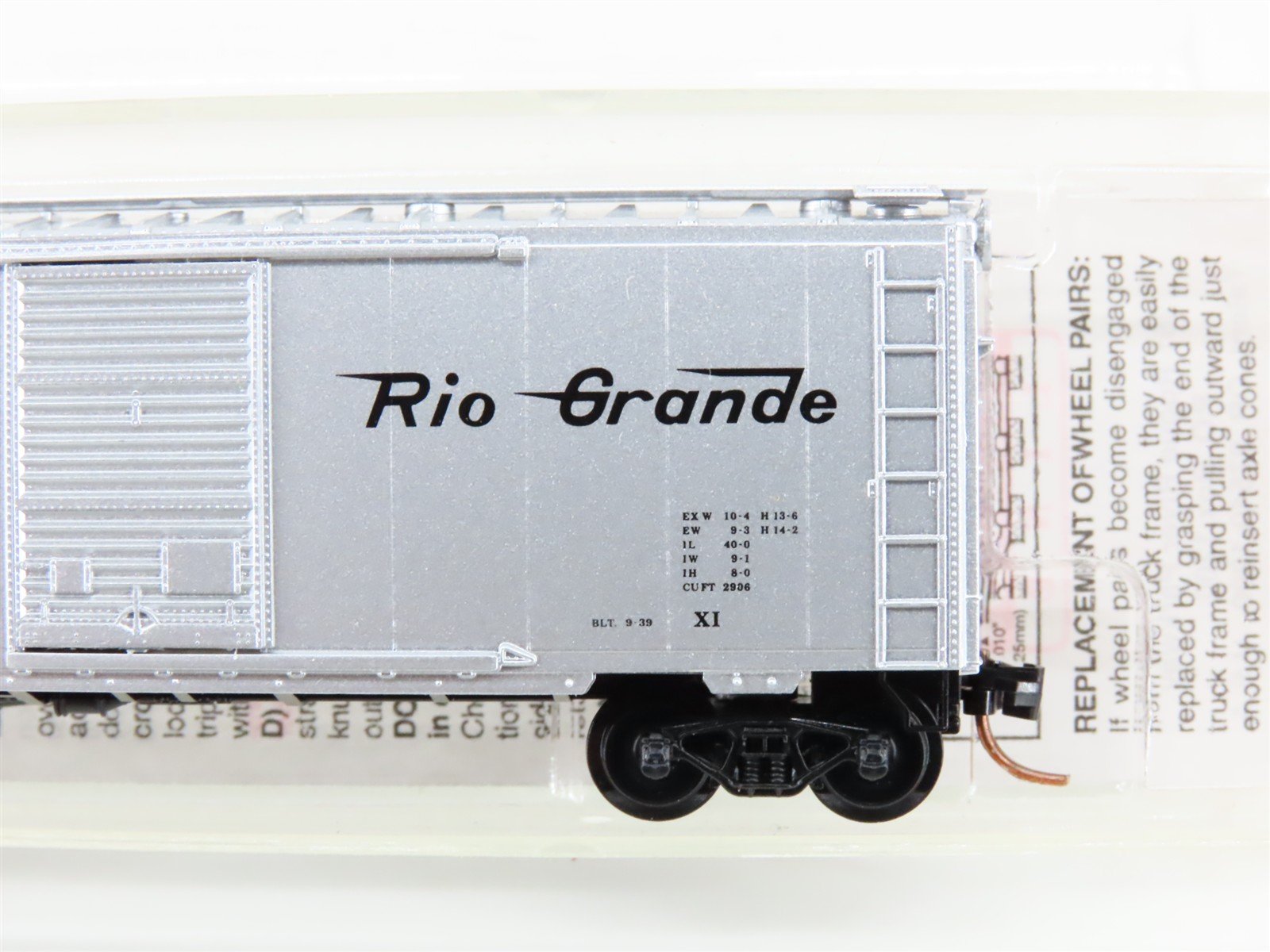 N Scale Micro-Trains MTL 20110 D&RGW Rio Grande 40' Cookie Box Car #60035