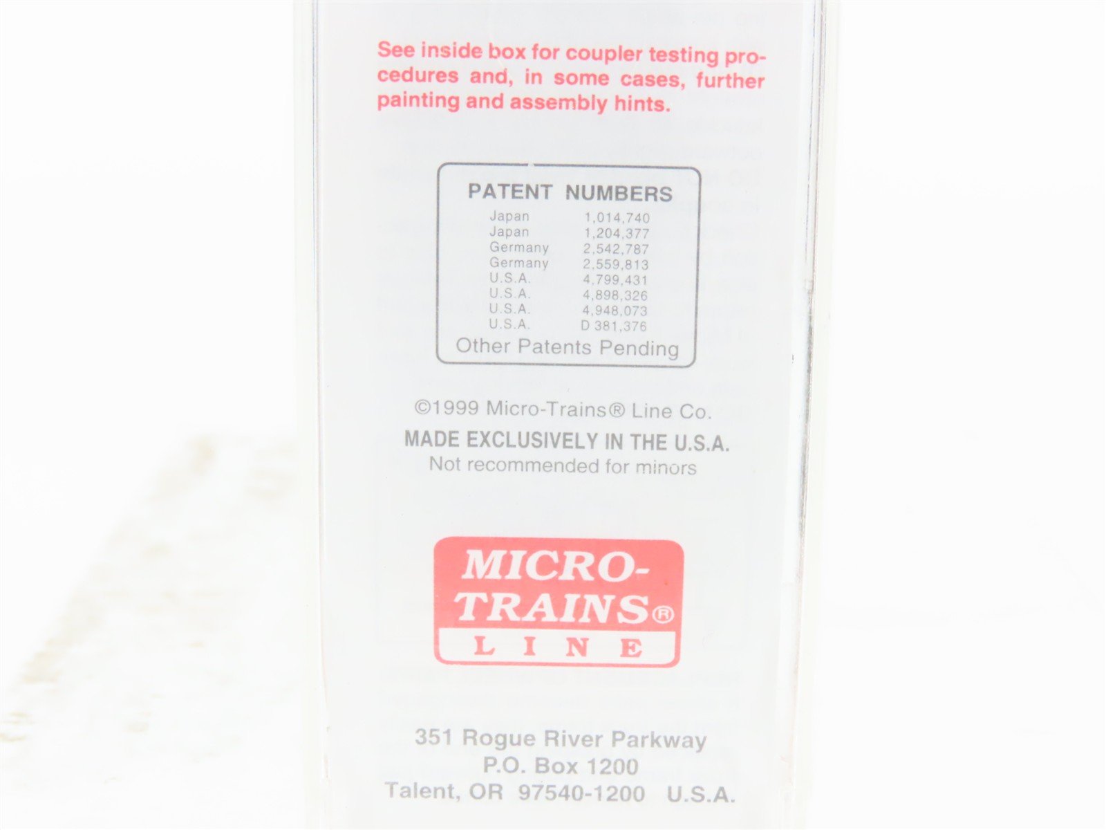 N Scale Micro-Trains MTL 20110 D&RGW Rio Grande 40' Cookie Box Car #60035