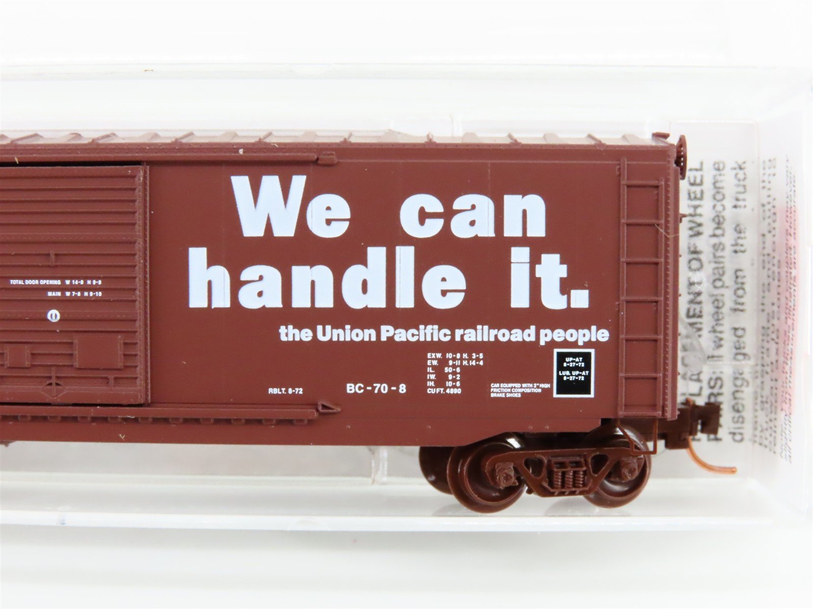 N Scale Micro-Trains MTL 76040 UP Union Pacific Railroad 50' Box Car #170456