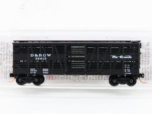 N Scale Micro-Trains MTL 35090 D&RGW Rio Grande 40' Despatch Stock Car #36413