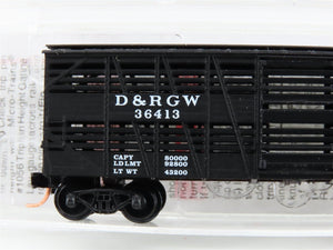 N Scale Micro-Trains MTL 35090 D&RGW Rio Grande 40' Despatch Stock Car #36413