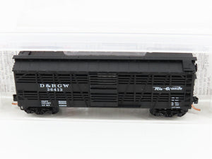 N Scale Micro-Trains MTL 35090 D&RGW Rio Grande 40' Despatch Stock Car #36413