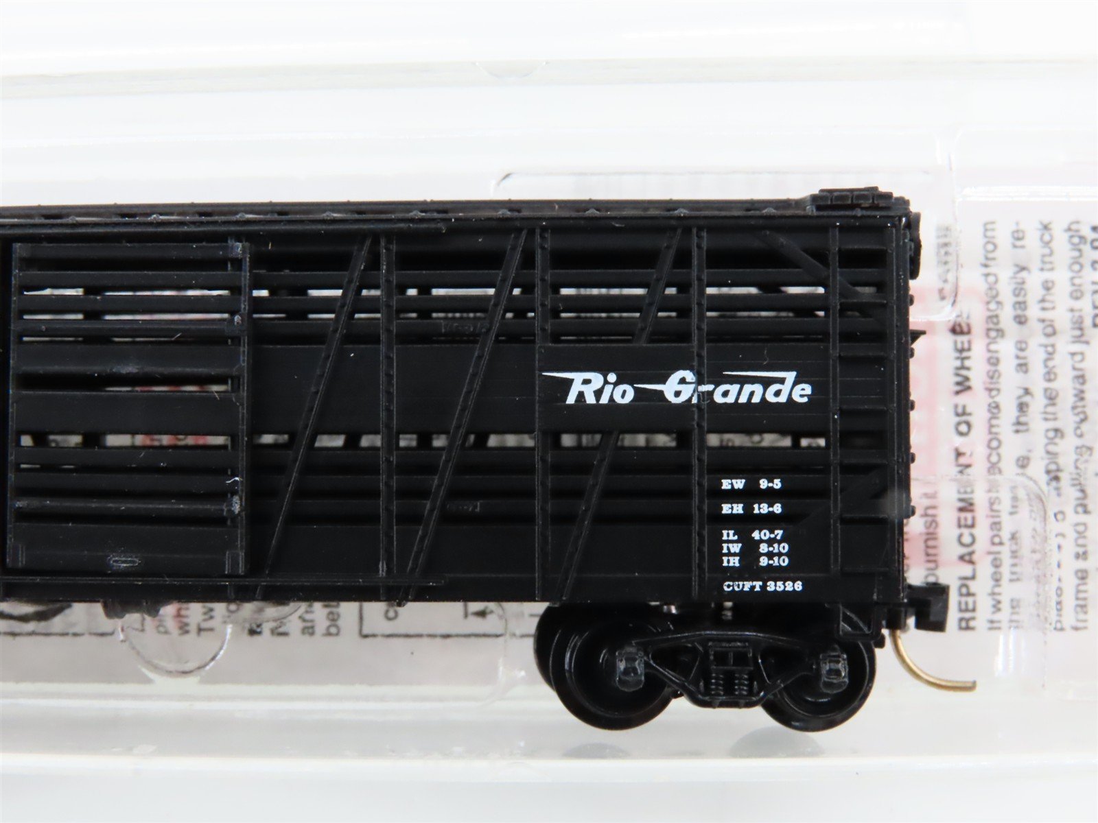 N Scale Micro-Trains MTL 35090 D&RGW Rio Grande 40' Despatch Stock Car #36419
