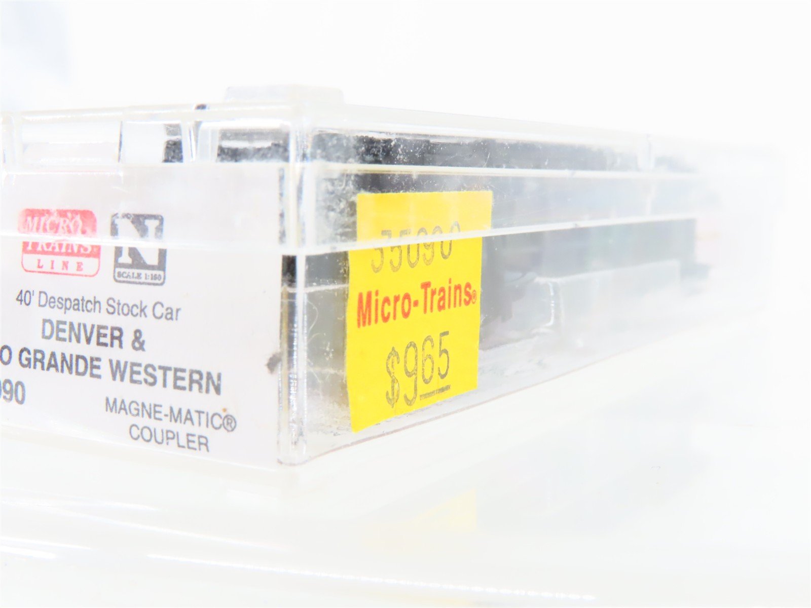 N Scale Micro-Trains MTL 35090 D&RGW Rio Grande 40' Despatch Stock Car #36419