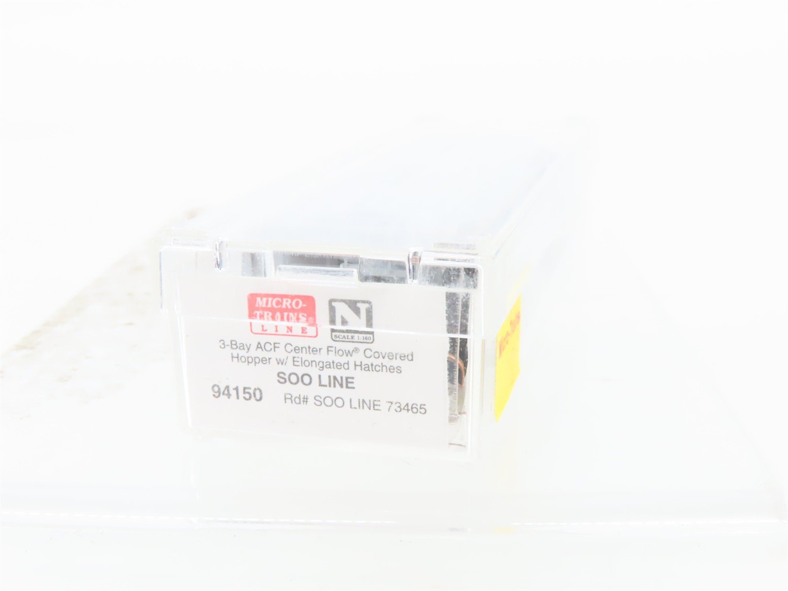 N Scale Micro-Trains MTL 94150 SOO Line 3-Bay Center Flow Covered Hopper #73465