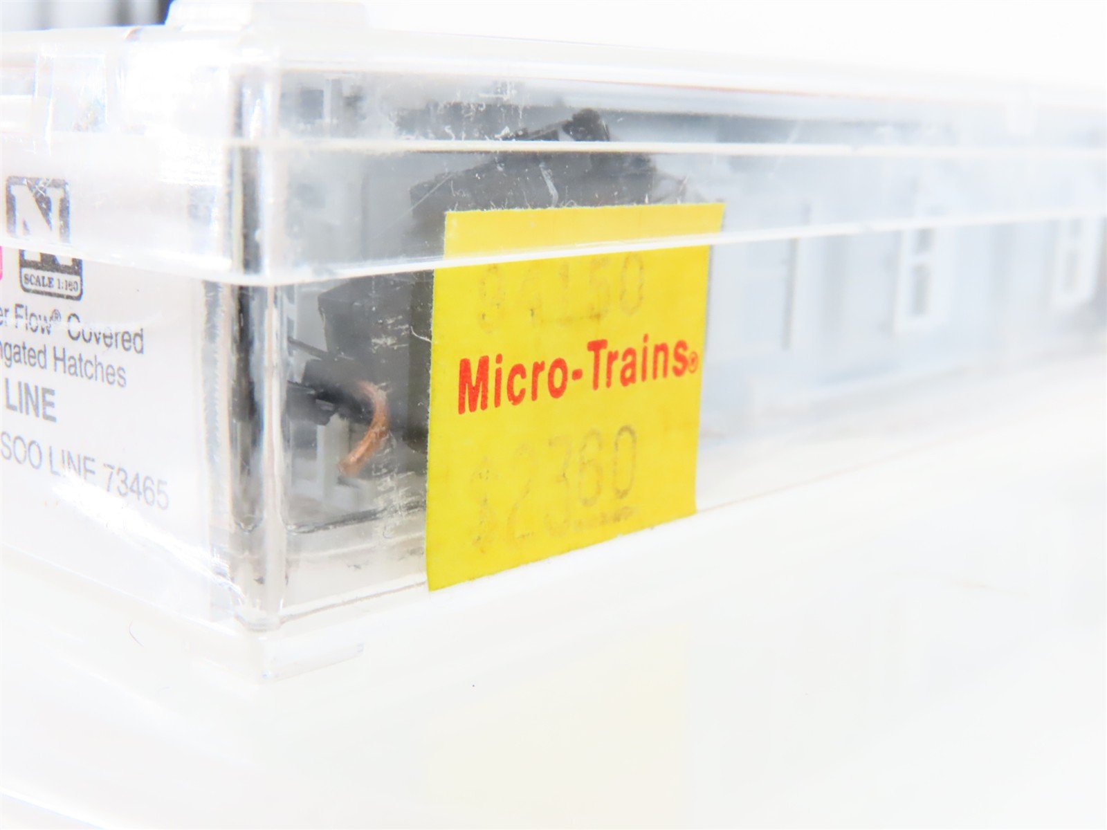 N Scale Micro-Trains MTL 94150 SOO Line 3-Bay Center Flow Covered Hopper #73465