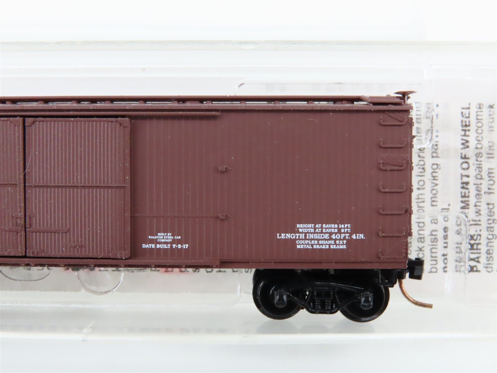 N Scale Micro-Trains MTL 41010 UP Union Pacific 40' Automobile Box Car #170774
