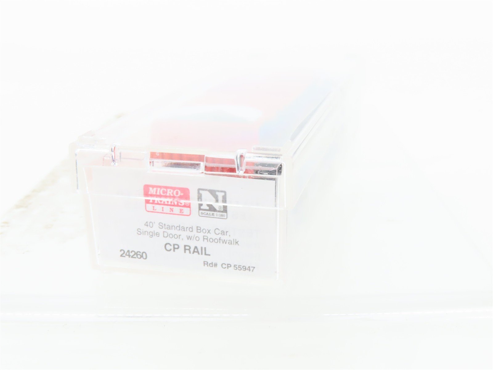 N Scale Micro-Trains MTL 24260 CP Rail 40' Single Door Box Car #55947