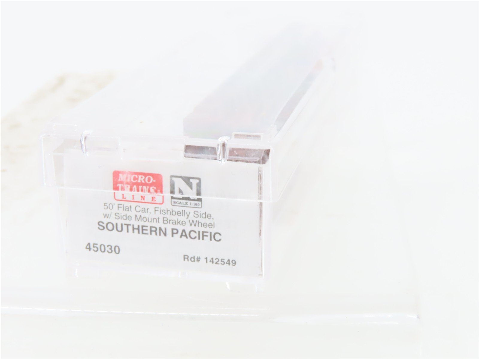 N Scale Micro-Trains MTL 45030 SP Southern Pacific Railroad 50' Flat Car #142549