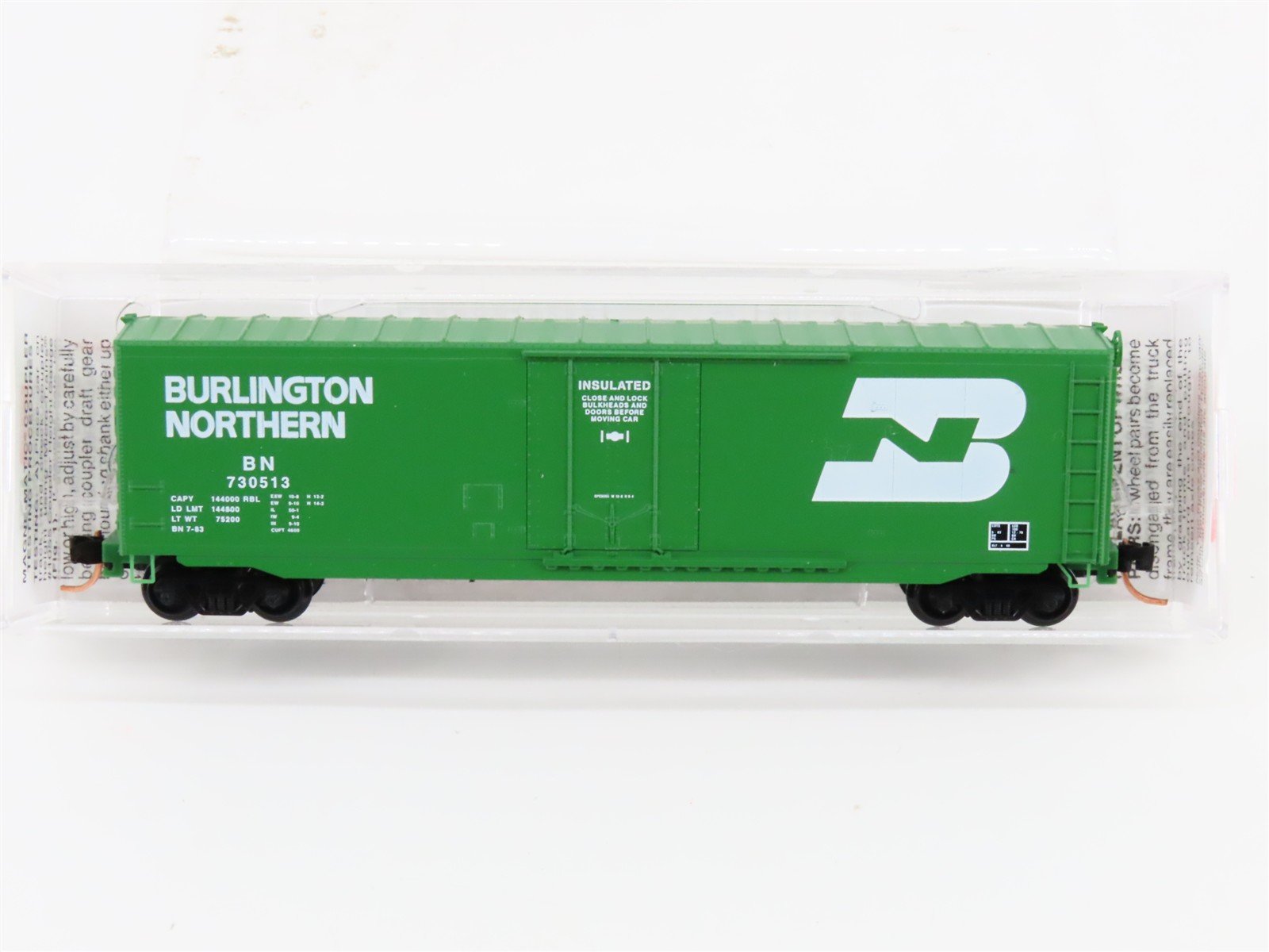 N Scale Micro-Trains MTL 38200 BN Burlington Northern 50' Box Car #730513