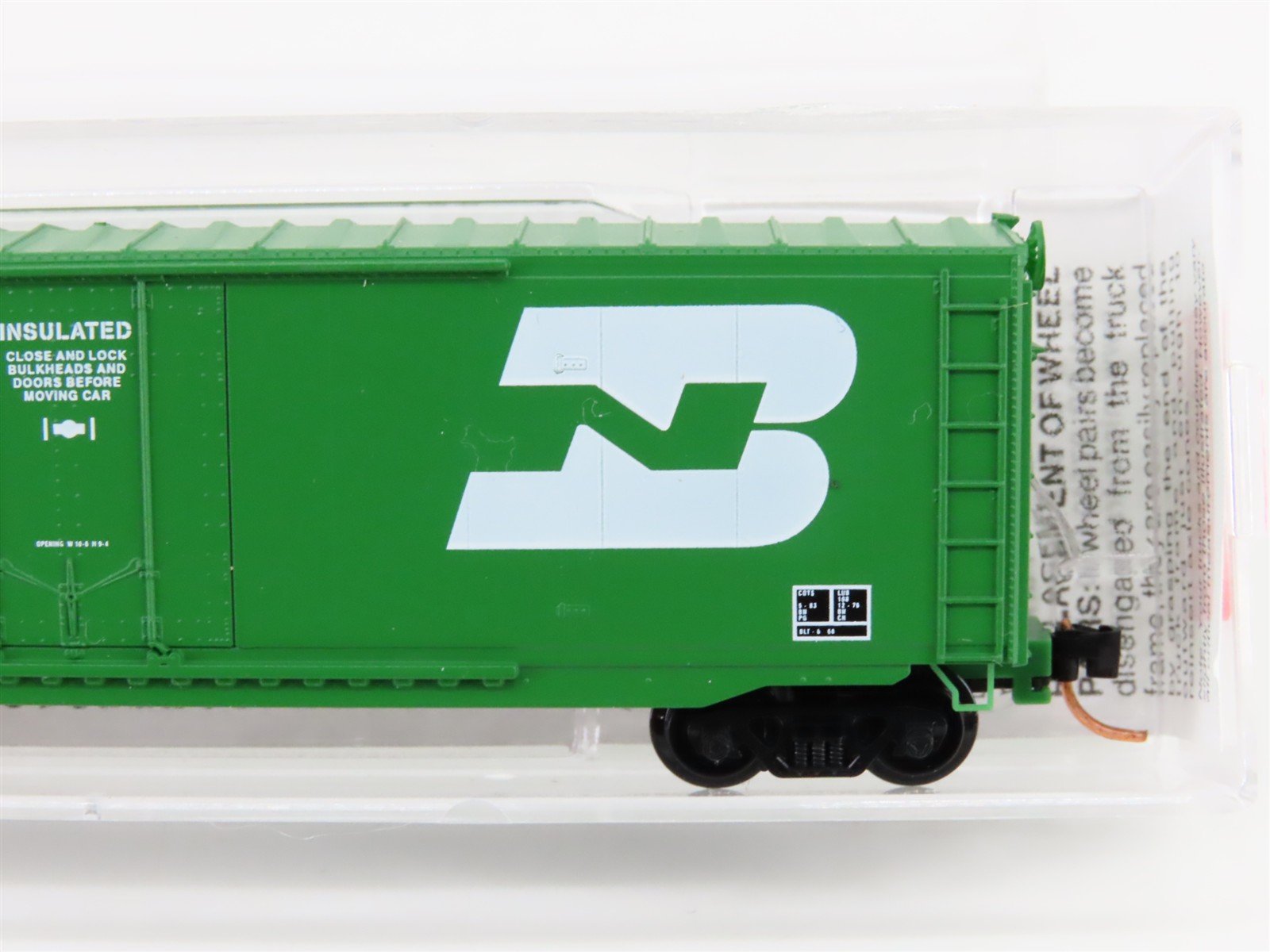 N Scale Micro-Trains MTL 38200 BN Burlington Northern 50' Box Car #730513
