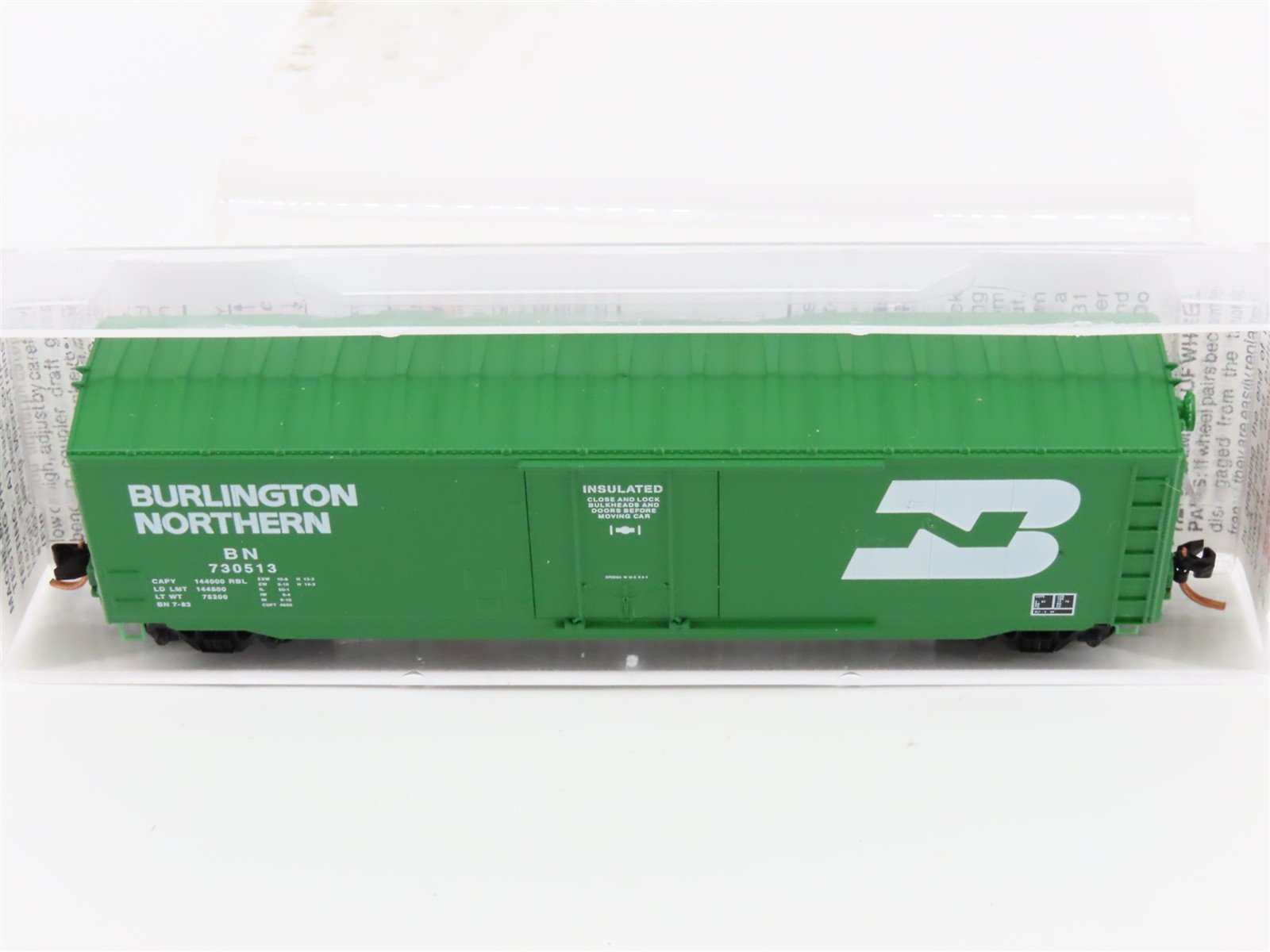 N Scale Micro-Trains MTL 38200 BN Burlington Northern 50' Box Car #730513