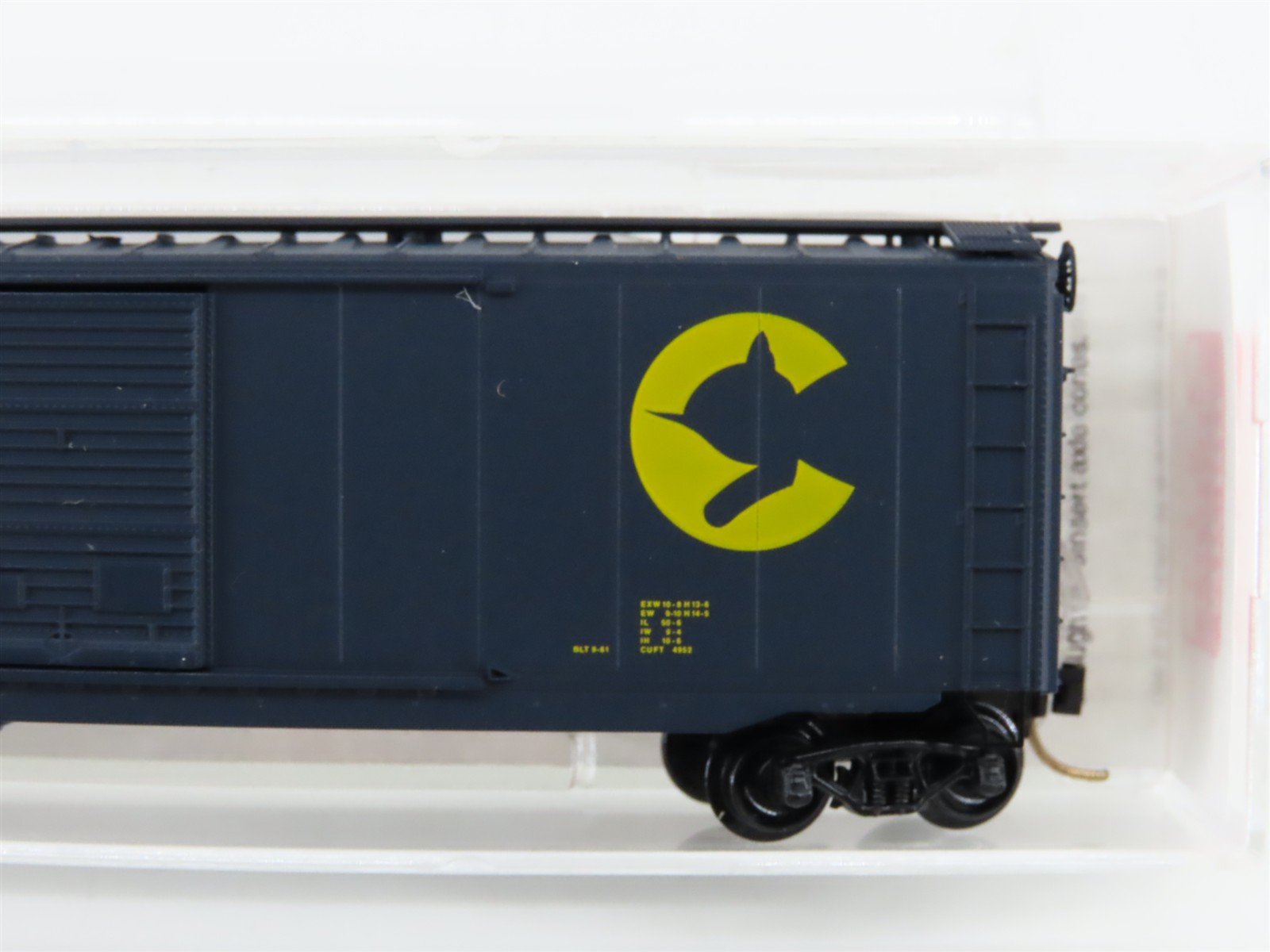 N Micro-Trains MTL 34010 B&O Chessie System 50' Double Door Box Car #288041