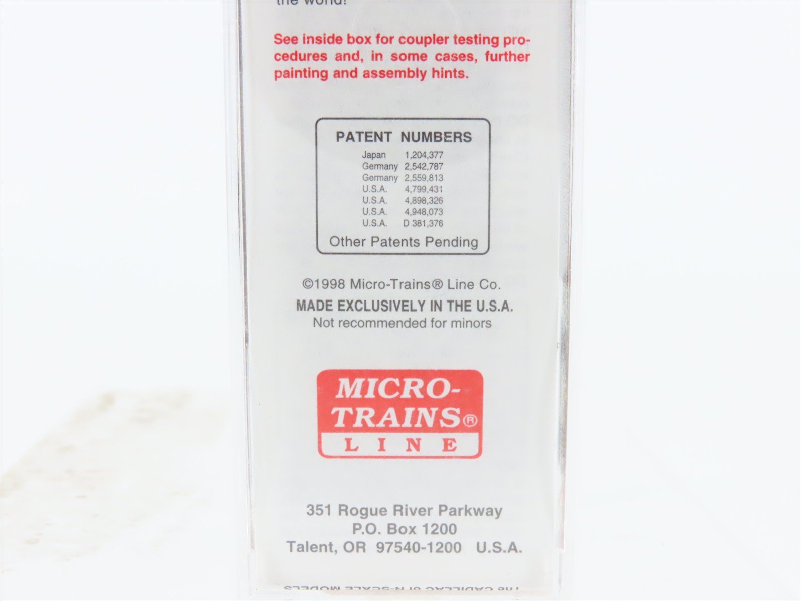 N Micro-Trains MTL 34010 B&O Chessie System 50' Double Door Box Car #288041