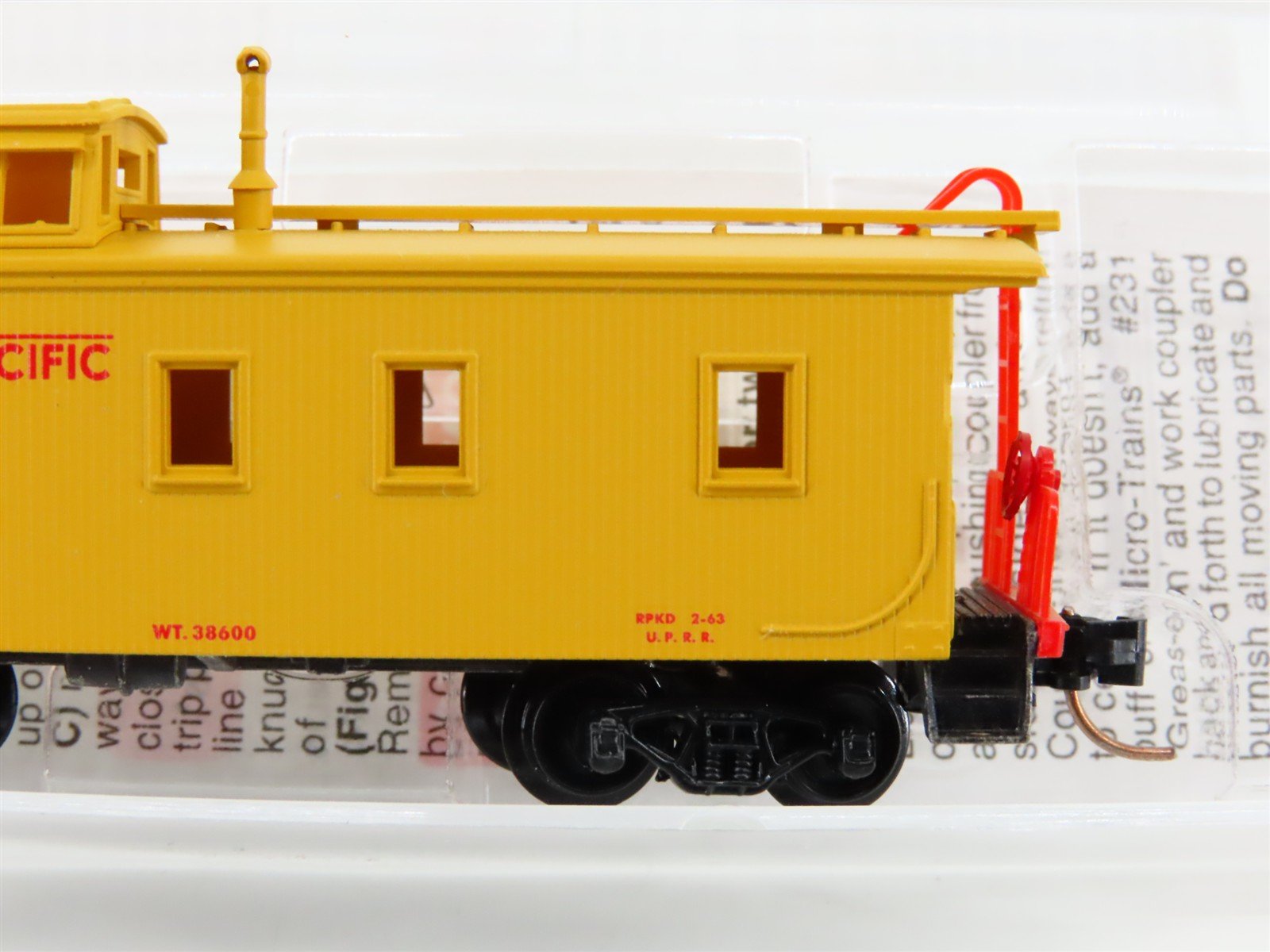 N Scale Micro-Trains MTL 50100 UP Union Pacific Railroad 34' Wood Caboose #3248