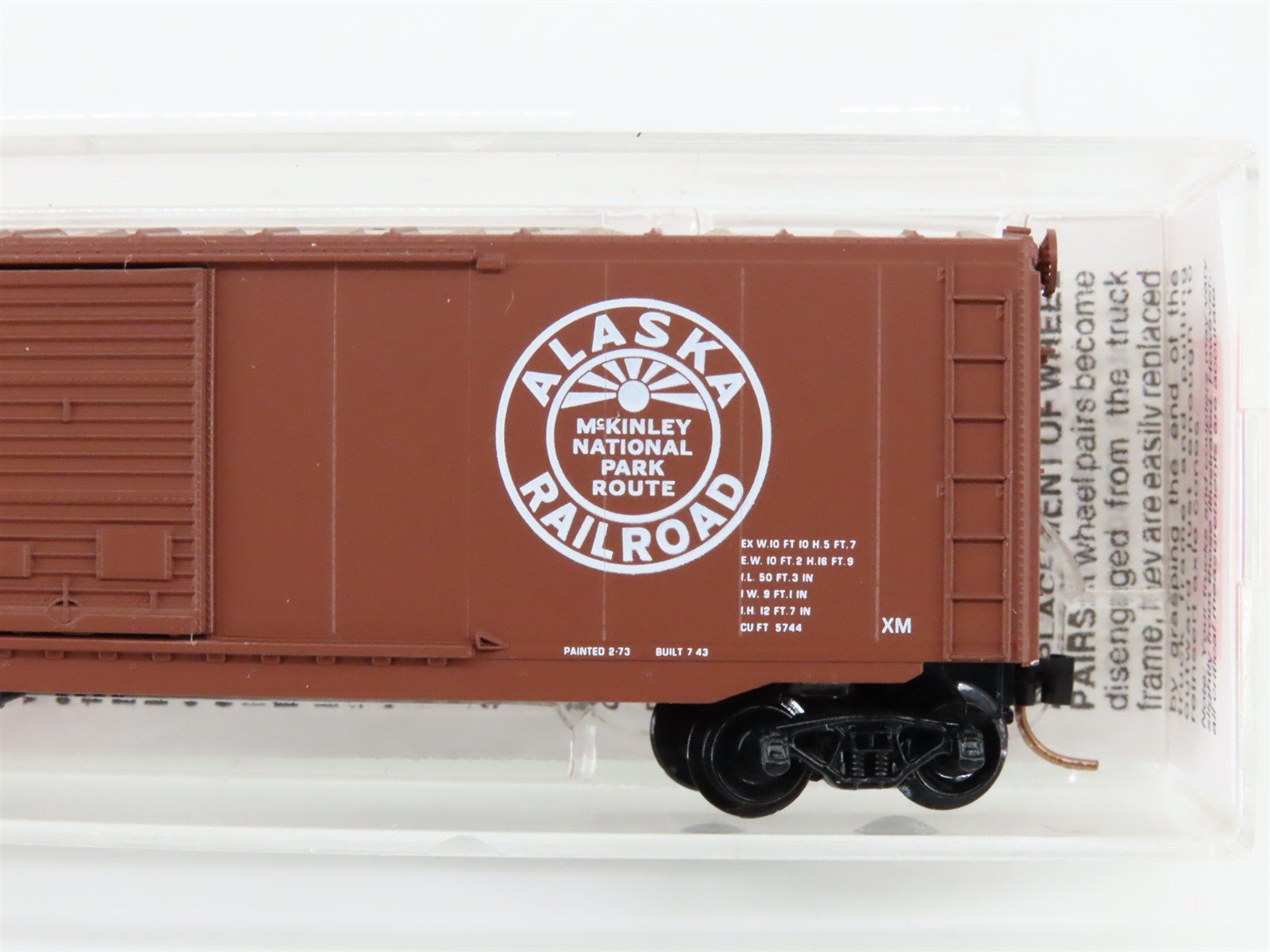 N Scale Micro-Trains MTL 77030 ARR Alaska Railroad 50' Single Door Box Car #8019
