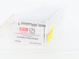 N Scale Micro-Trains MTL 77030 ARR Alaska Railroad 50' Single Door Box Car #8019