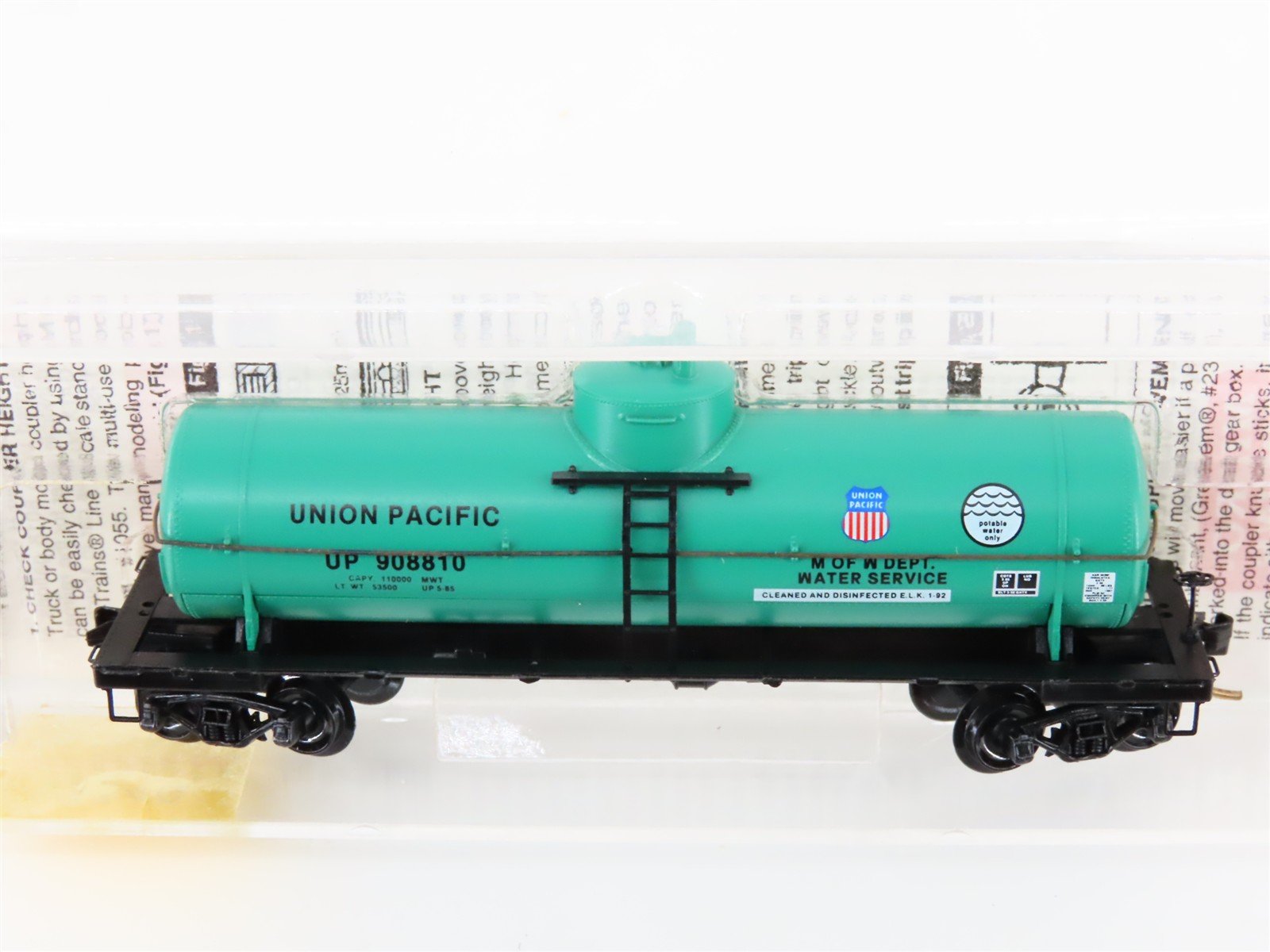 N Scale Micro-Trains MTL 65340 UP Union Pacific 39' Single Dome Tank Car #908810