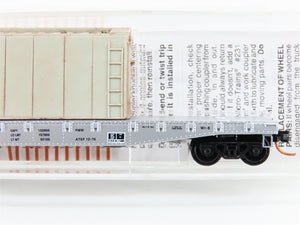 N Scale Micro-Trains MTL 04500300 ATSF Santa Fe 50' Flat Car #206204 w/ Load