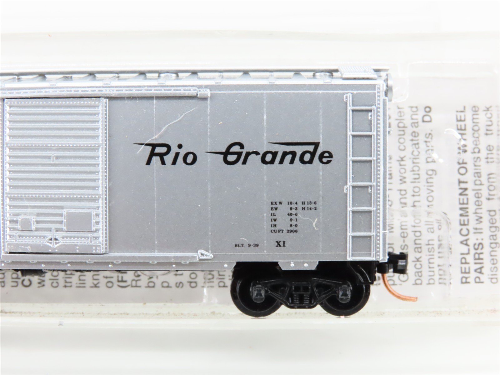 N Scale Micro-Trains MTL 20110 D&RGW Rio Grande 40' Cookie Box Car #60034