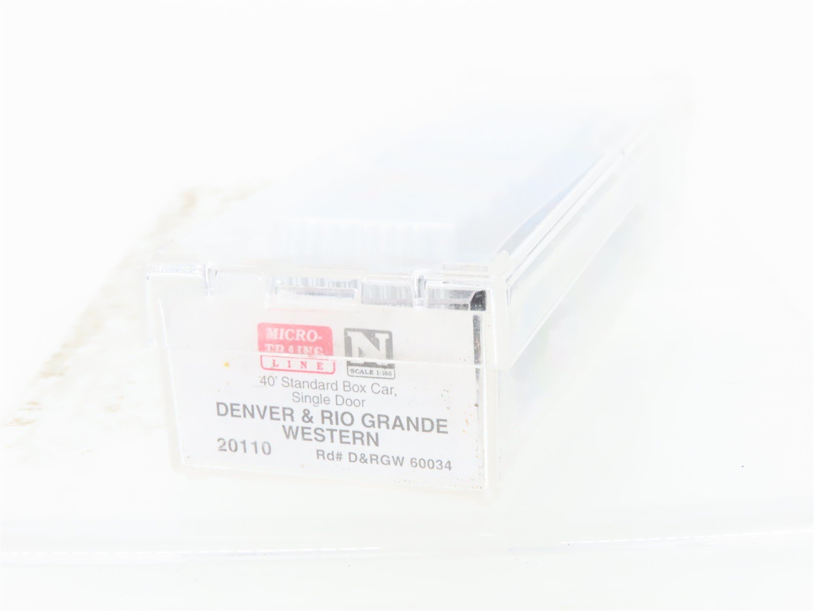 N Scale Micro-Trains MTL 20110 D&RGW Rio Grande 40' Cookie Box Car #60034