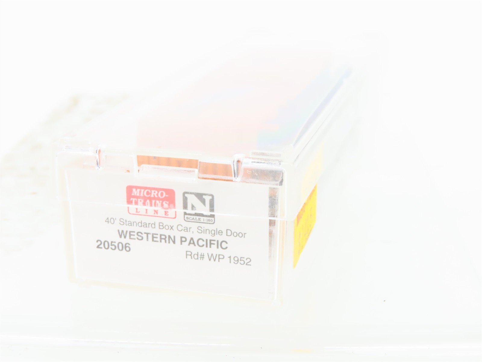 N Scale Micro-Trains MTL 20506 WP Western Pacific Feather 40' Box Car #1952