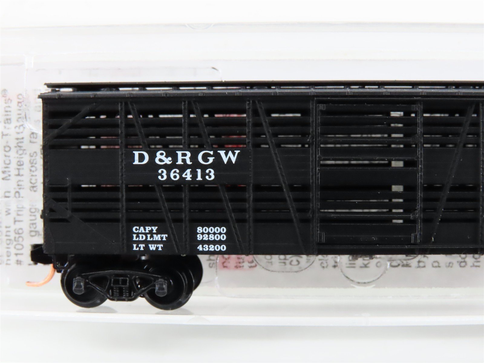 N Scale Micro-Trains MTL 35090 D&RGW Rio Grande 40' Despatch Stock Car #36413