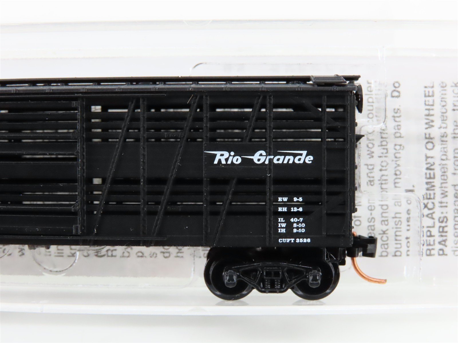 N Scale Micro-Trains MTL 35090 D&RGW Rio Grande 40' Despatch Stock Car #36413