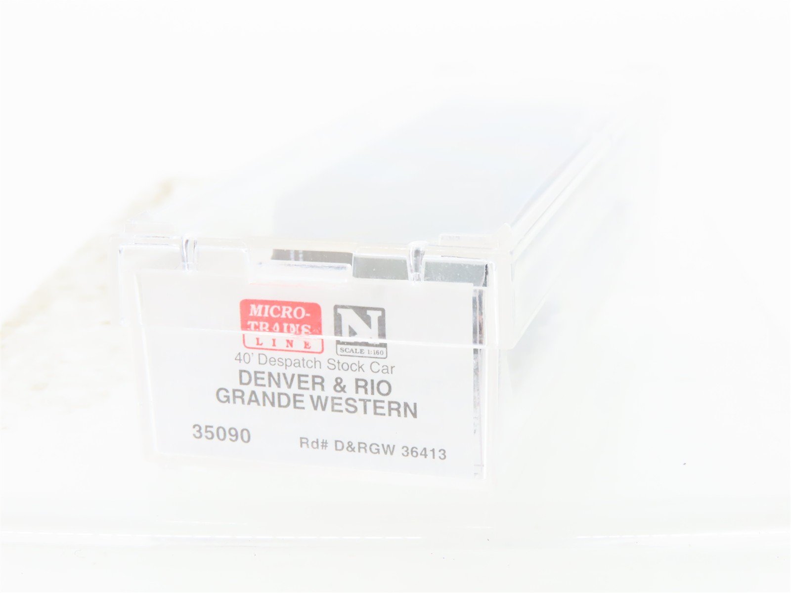 N Scale Micro-Trains MTL 35090 D&RGW Rio Grande 40' Despatch Stock Car #36413