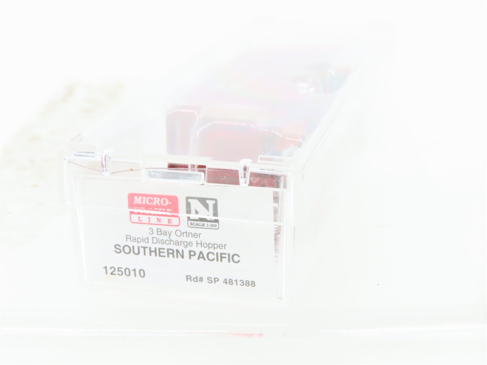 N Scale Micro-Trains MTL 125010 SP Southern Pacific 3-Bay Ortner Hopper #481388