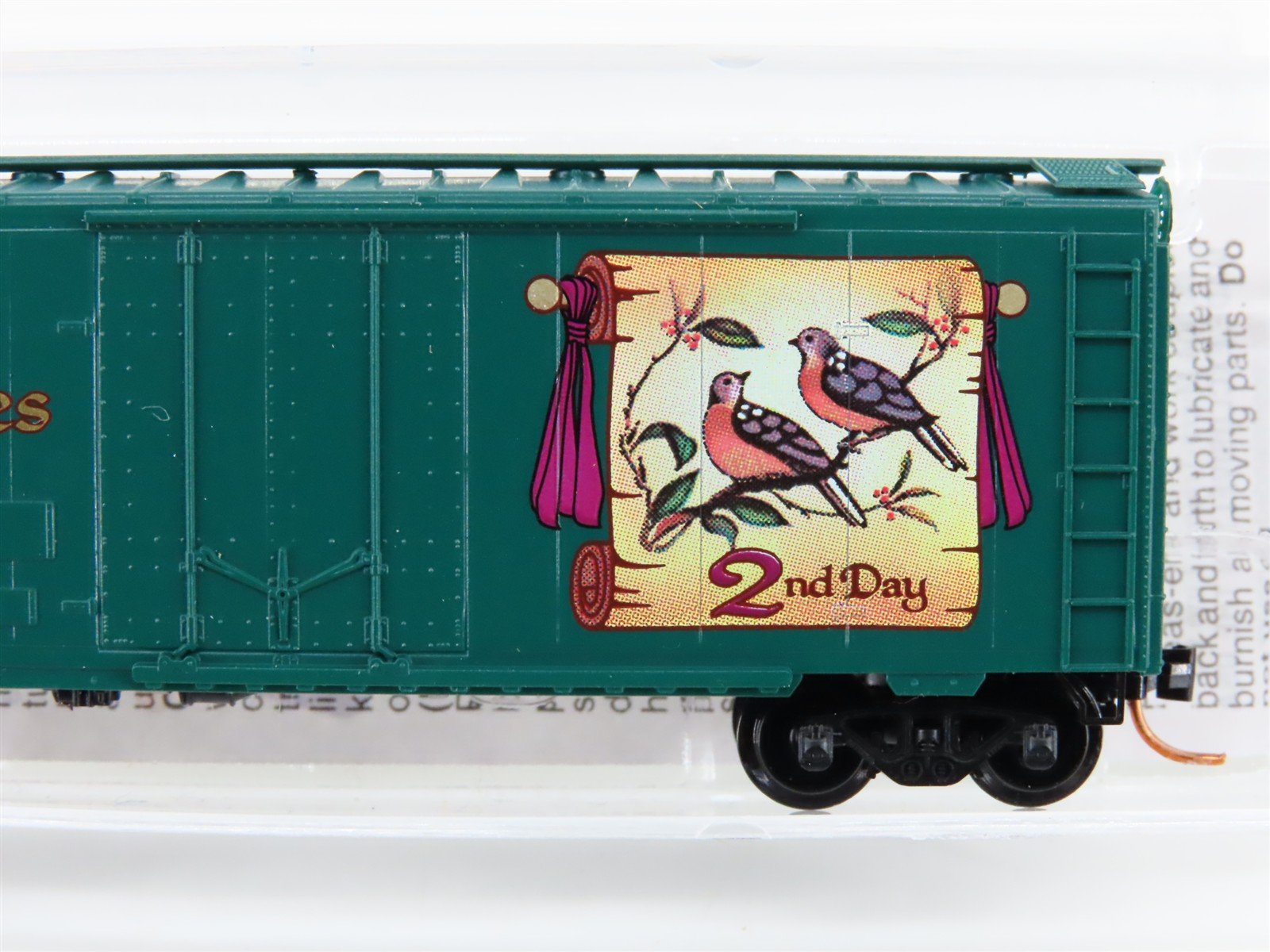 N Scale Micro-Trains MTL 21502 TDOC Christmas Two Turtle Doves 40' Box Car #02