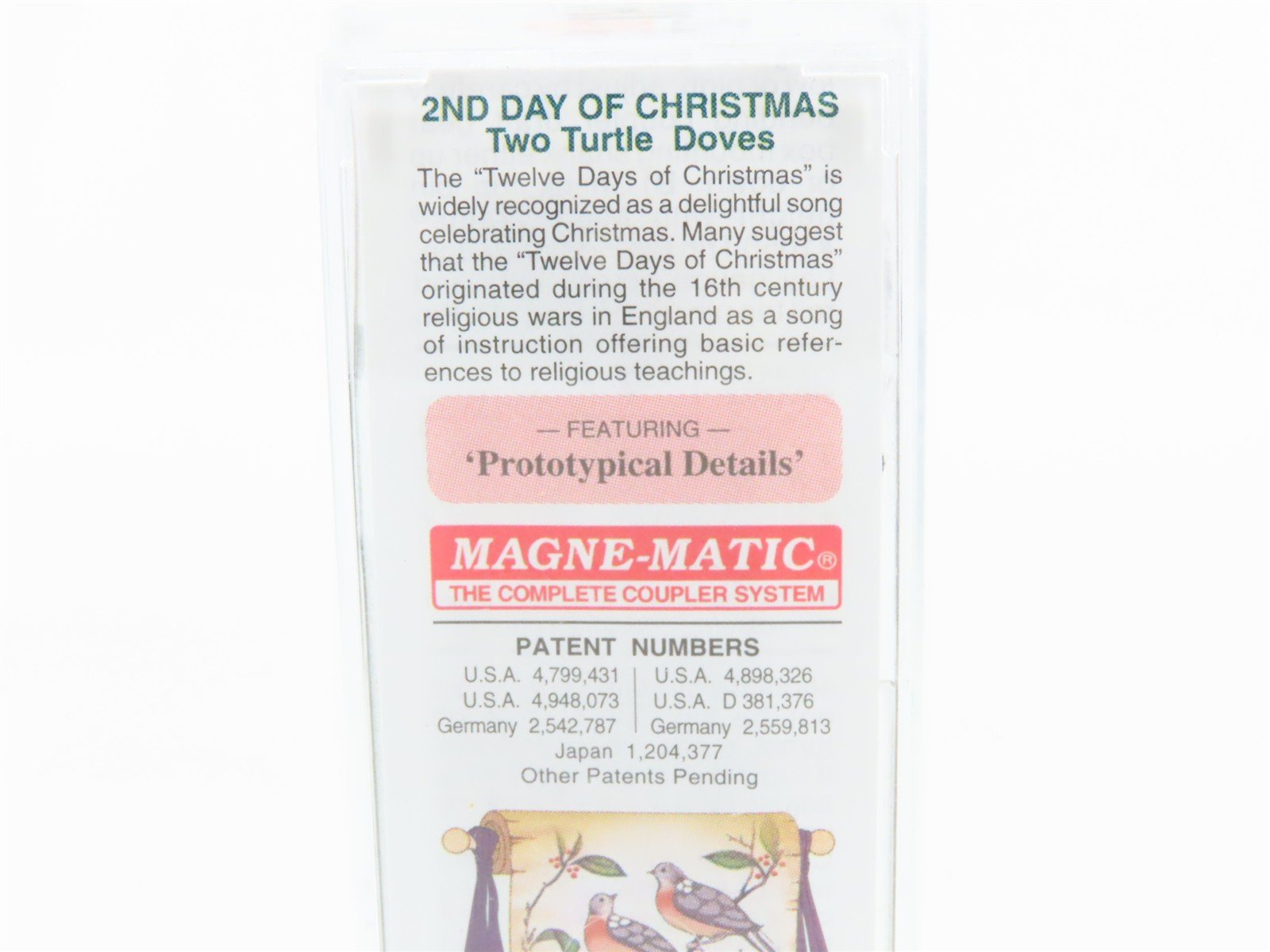N Scale Micro-Trains MTL 21502 TDOC Christmas Two Turtle Doves 40' Box Car #02