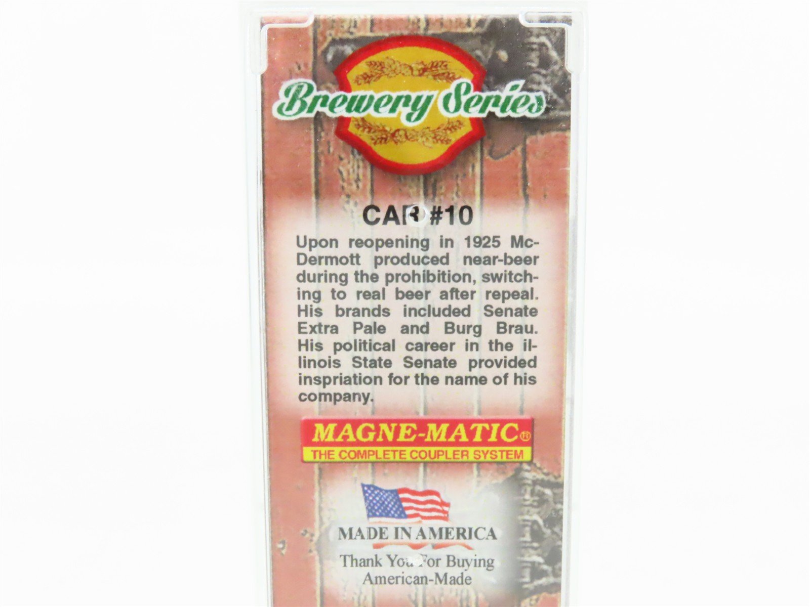 N Scale Micro-Trains MTL 05800546 MDBX Senate Brewing Co. 36' Wood Reefer #100