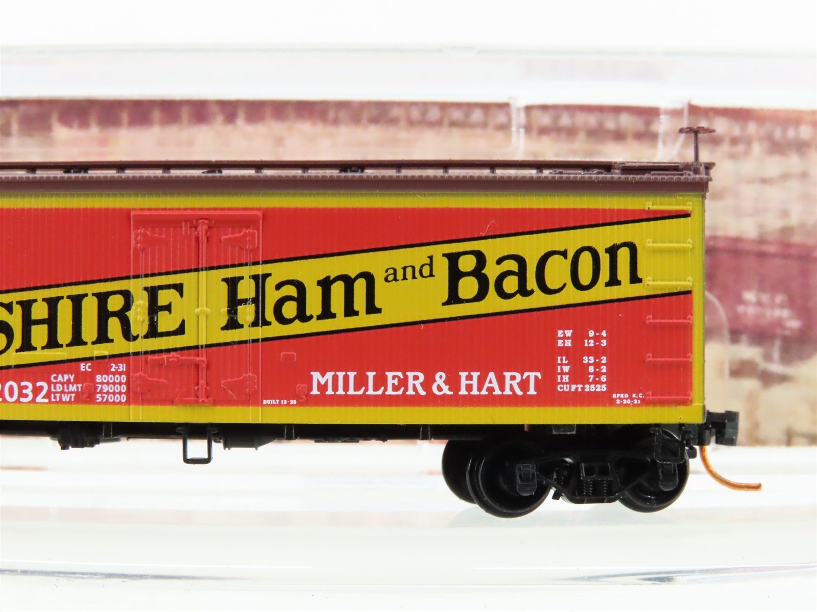 N Scale Micro-Trains MTL 05800506 MAHX Miller & Hart 36' Wood Ice Reefer #2032
