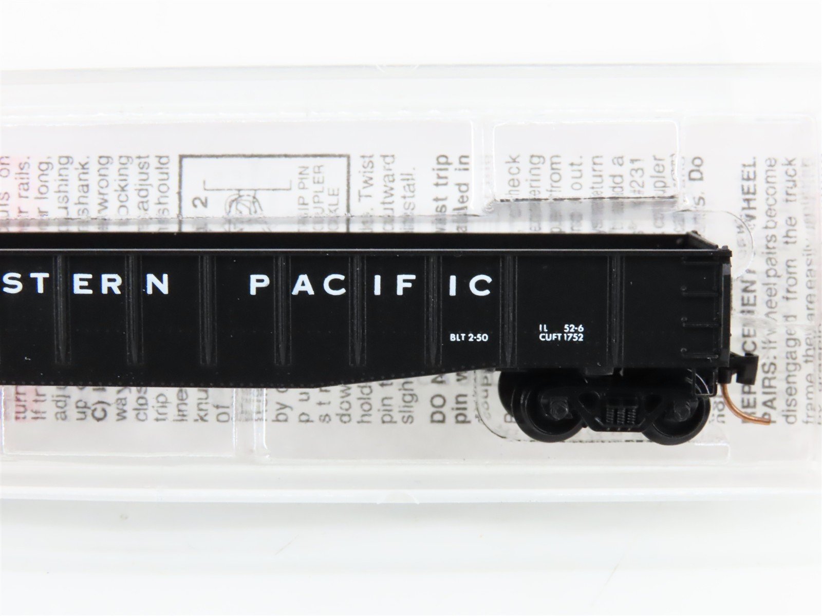 N Scale Micro-Trains MTL 46050 WP Western Pacific Railroad 50' Gondola #6610