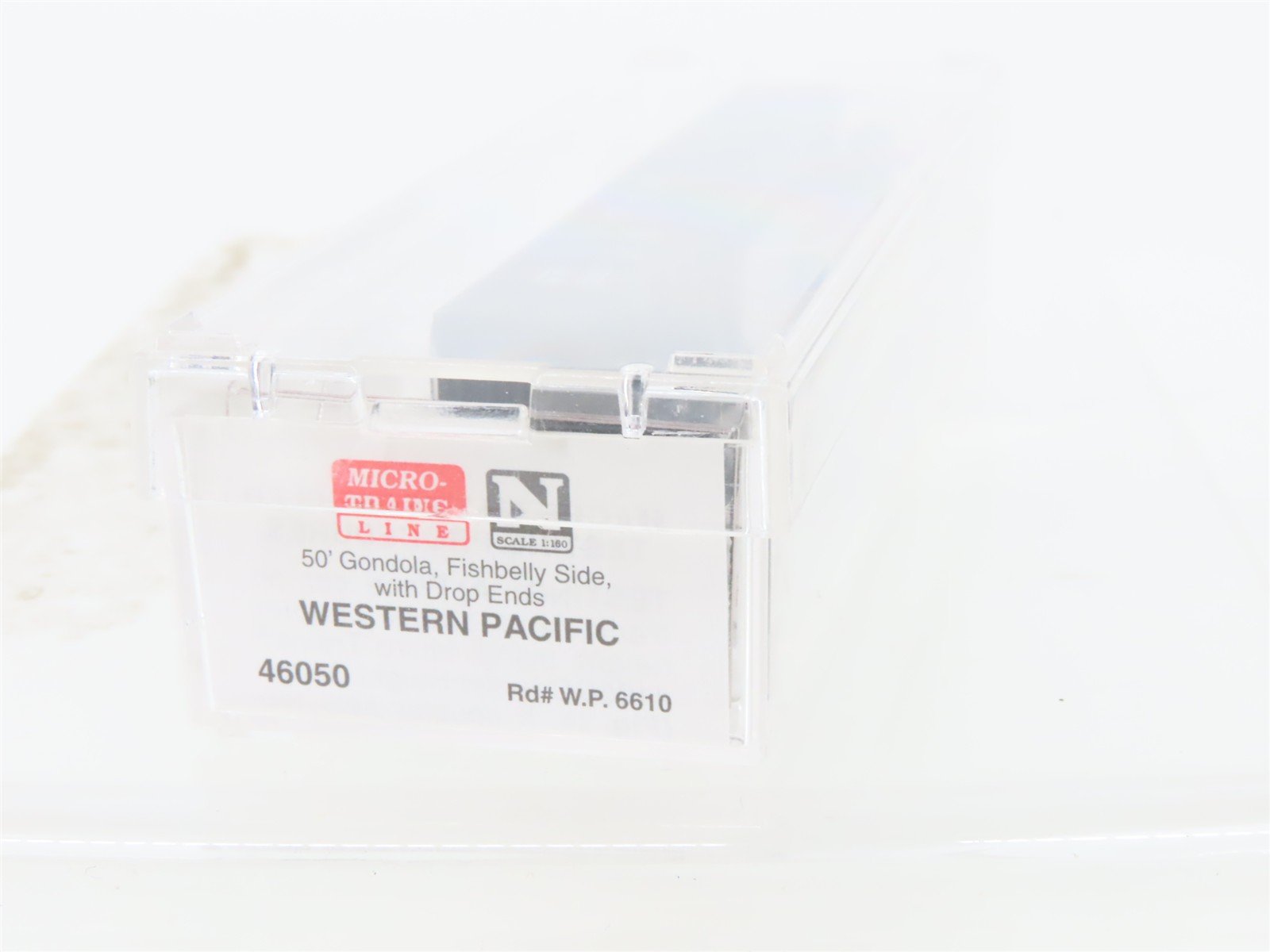 N Scale Micro-Trains MTL 46050 WP Western Pacific Railroad 50' Gondola #6610