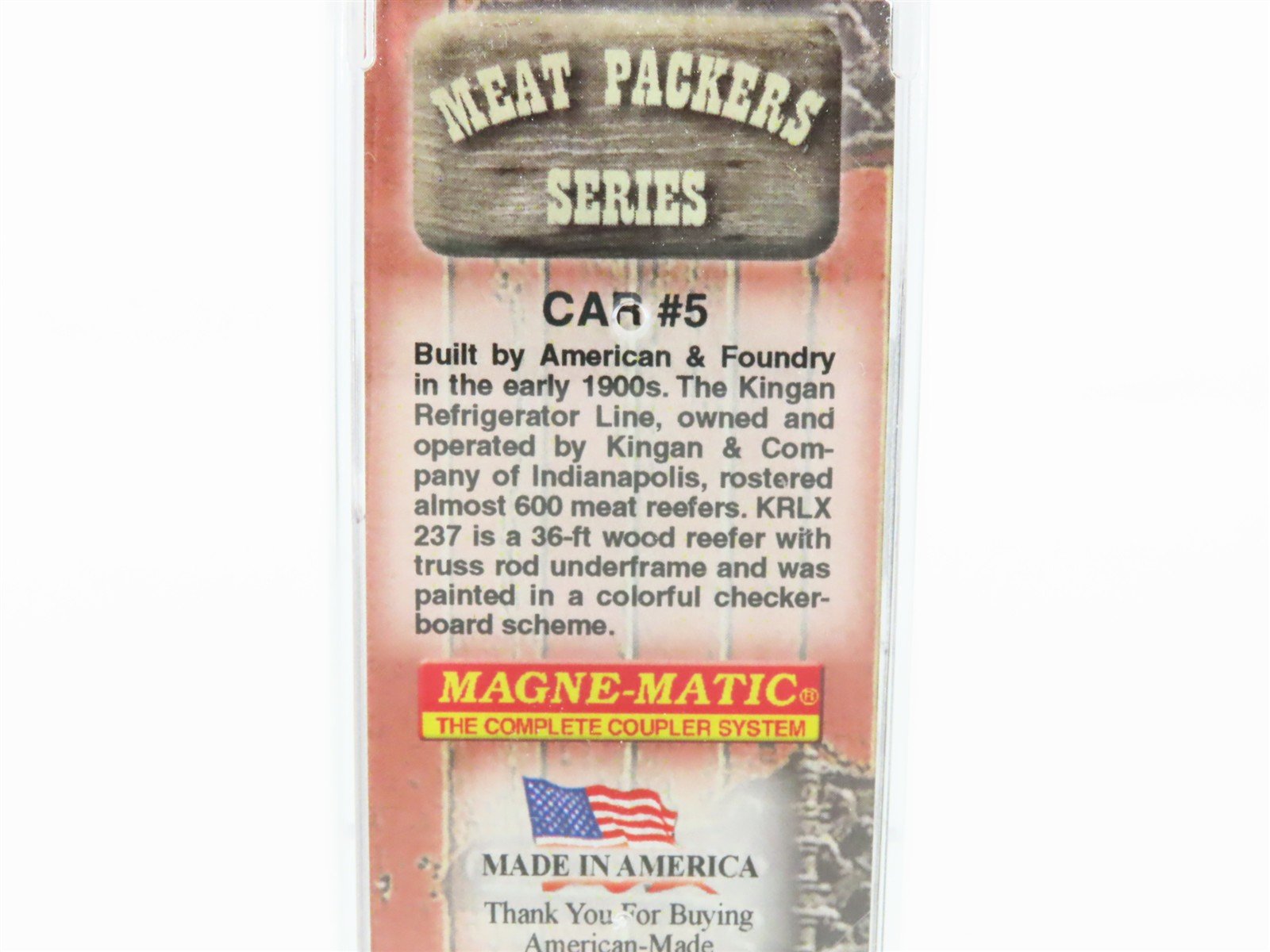 N Scale Micro-Trains MTL 05800130 KRLX Kingan's Reliable Ham & Bacon Reefer #237