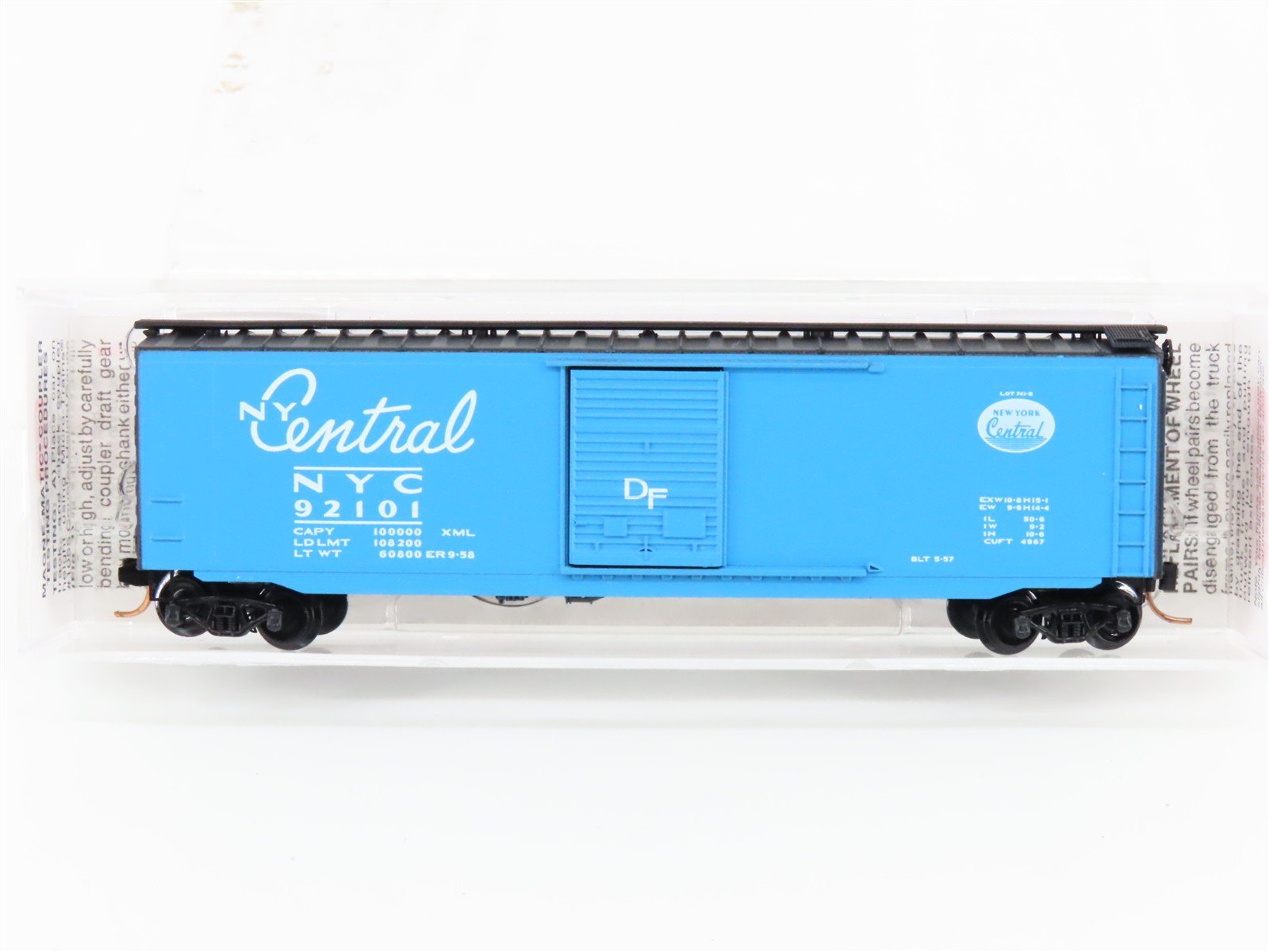 N Micro-Trains MTL 31310 NYC New York Central 50' Single Door Box Car #92101