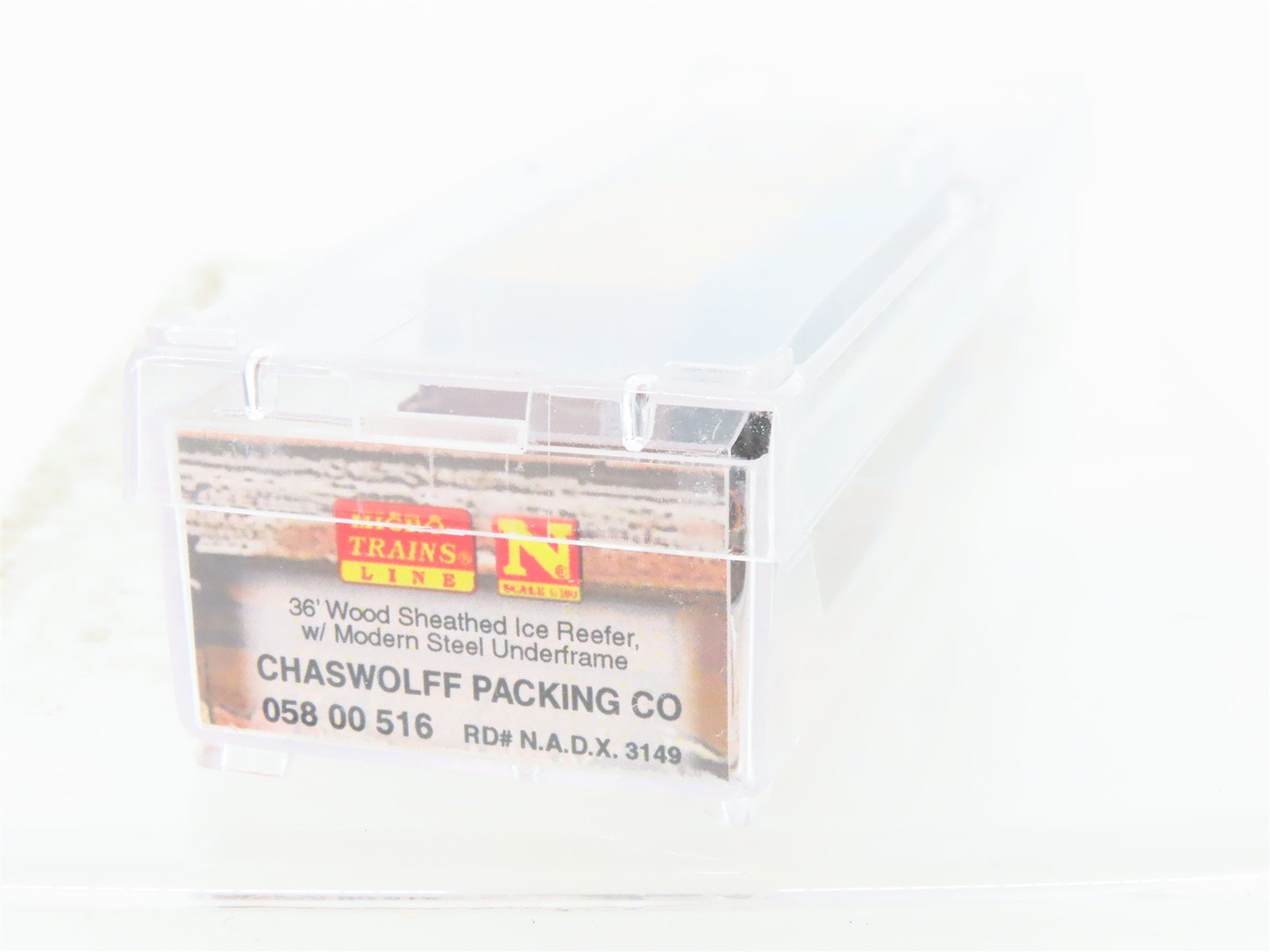 N Scale Micro-Trains MTL 05800516 NADX Chaswolff Packing Co. 36' Reefer #3149