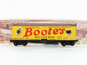 N Scale Micro-Trains MTL 04900620 QREX Bootes Hatcheries 40' Wood Reefer #90534