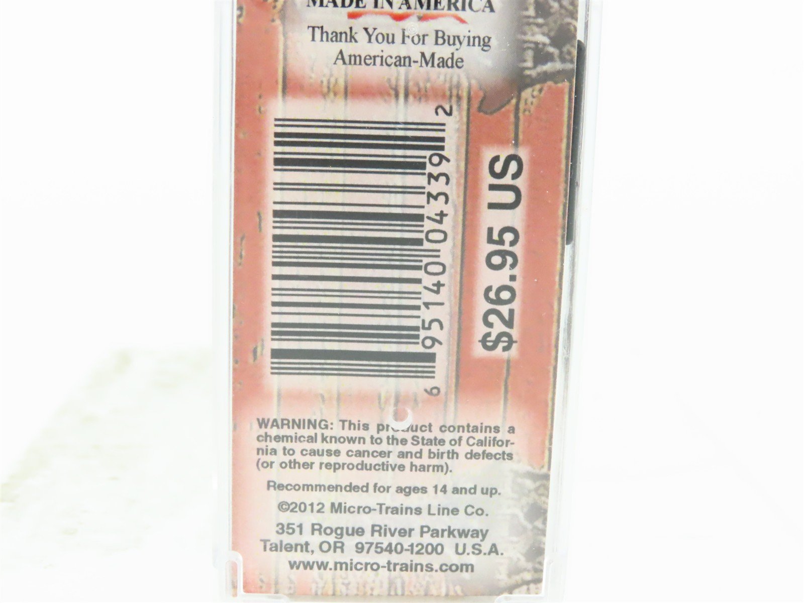 N Scale Micro-Trains MTL 04900620 QREX Bootes Hatcheries 40' Wood Reefer #90534