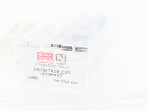 N Scale Micro-Trains MTL 65060 UTLX Union Tank Car Company 39' Tank Car #8533
