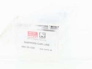 N Scale Micro-Trains MTL 06600030 SHPX Pan-Am Oils Triple Dome Tank Car #66