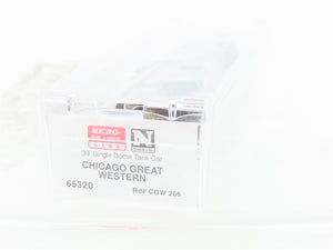 N Scale Micro-Trains MTL 65320 CGW Chicago Great Western 39' Tank Car #266