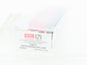 N Scale Micro-Trains MTL 49400 SRLX Swift Refrigerator Line 40' Reefer #5193