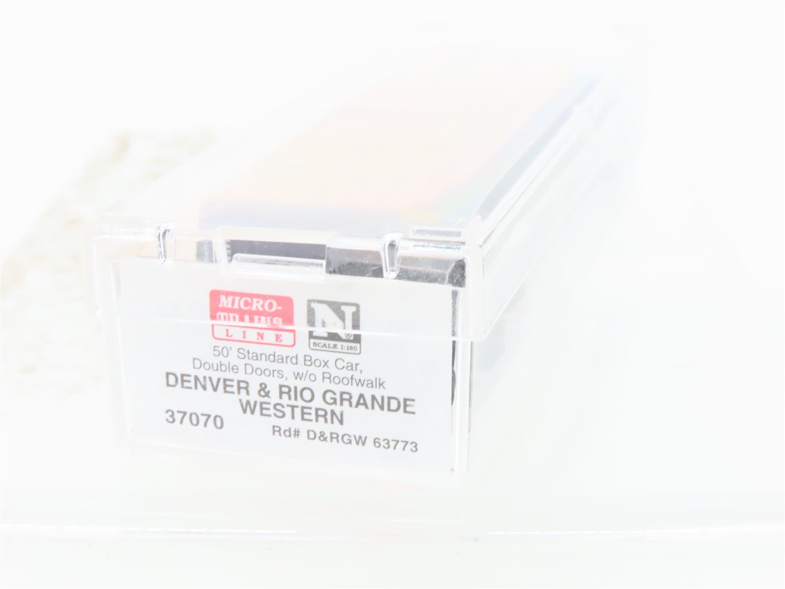 N Scale Micro-Trains MTL 37070 D&RGW Rio Grande 50' Double Door Box Car #63773