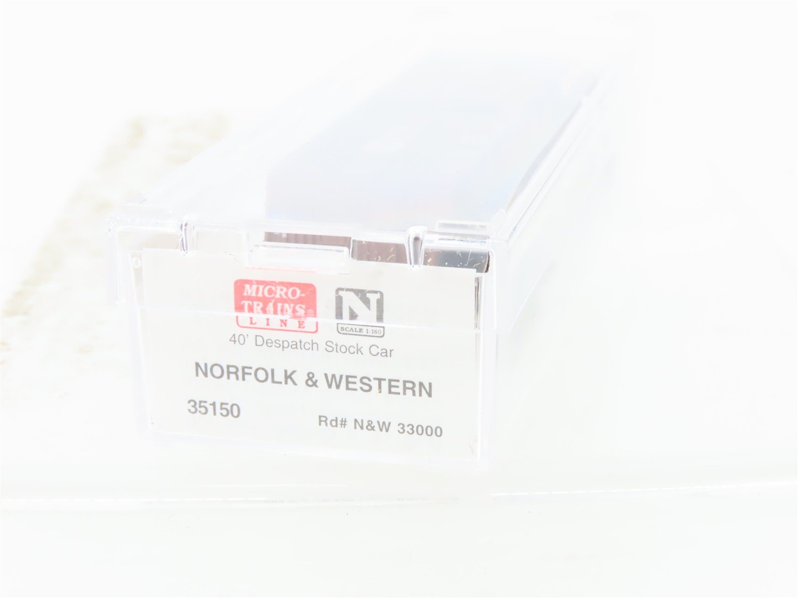 N Micro-Trains MTL 35150 N&W Norfolk & Western 40' Despatch Stock Car #33000