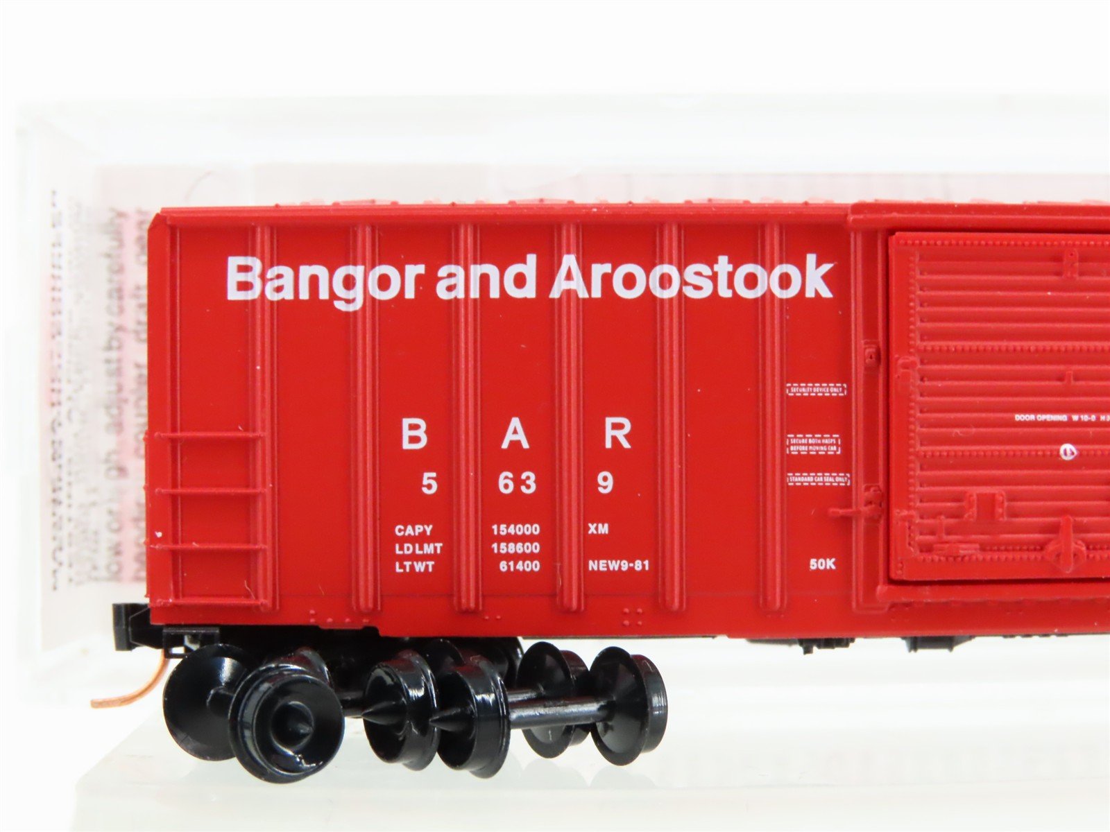 N Scale Micro-Trains MTL 25260 BAR Bangor & Aroostook 50' Box Car #5639