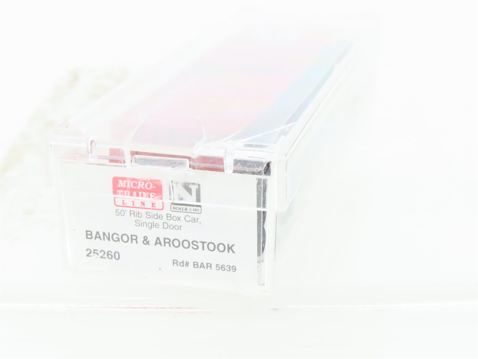 N Scale Micro-Trains MTL 25260 BAR Bangor & Aroostook 50' Box Car #5639